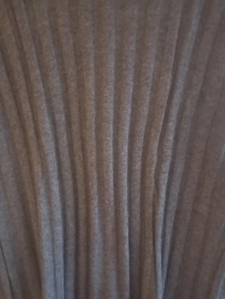 Jersey Mango gris largo mezcla lana talla XS-S