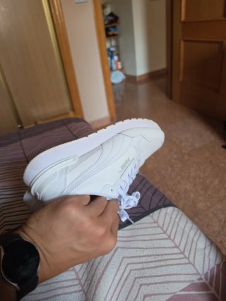 Zapatos Puma Rojos y Dorados (unisex)
