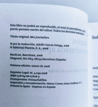 Los diarios de una nómada apasionada