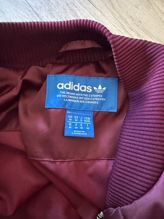 Chaqueta Bomber Acolchada Adidas Hombre