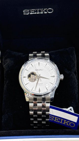 Reloj Mecánico Automático Seiko MOD Presage blanco