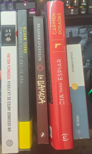 Lote 5 libros variados – suspense, espionaje y nar