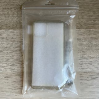 Cover trasparente in silicone rinforzata per iPhone 12