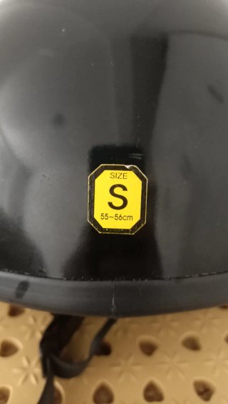 Casco de moto negro