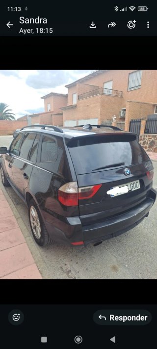 BMW X3 Negro