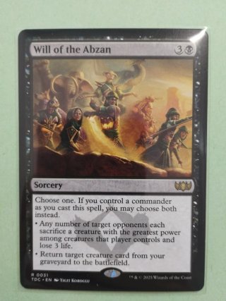 Will of the Abzan - Voluntad de los abzan