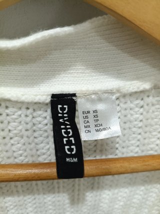 Chaqueta H&M Blanca