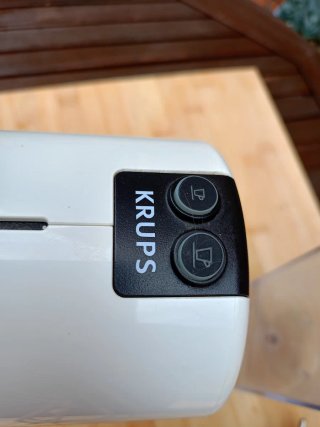 Cafetera Nespresso Krups Blanca