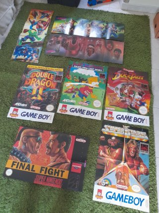 Póster Game Boy Final Fight y otros