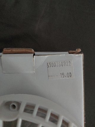 Ventilador portátil blanco