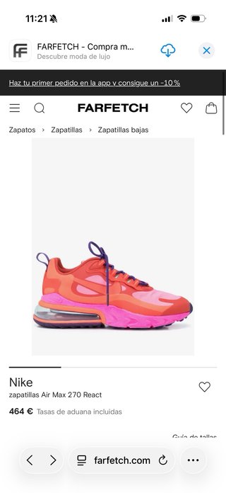 Nike Air Max 270 React Zapatillas