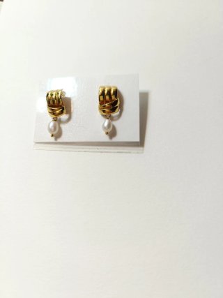 Pendientes Oro 18 Ktes con Perla