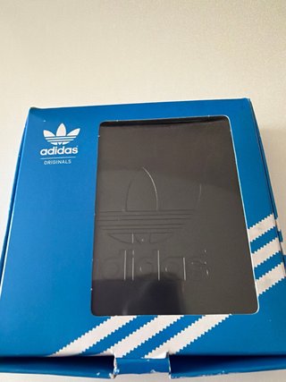 Cartera Adidas Negra Cremallera