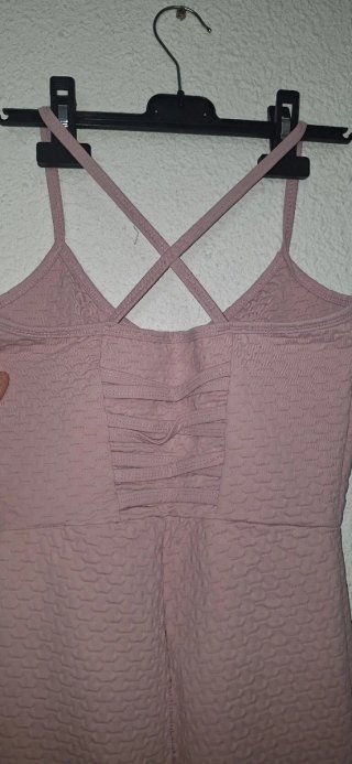 Mono deportivo largo rosa