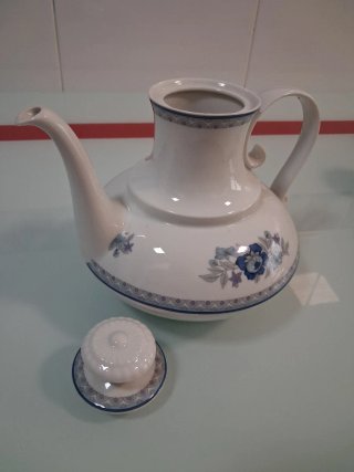 Juego de café de porcelana Santa Clara