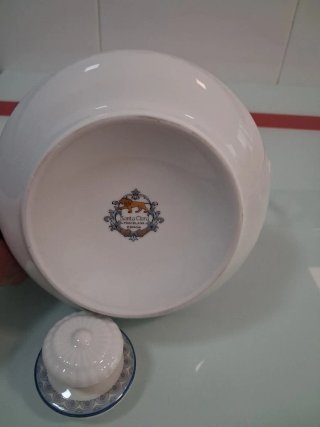 Juego de café de porcelana Santa Clara