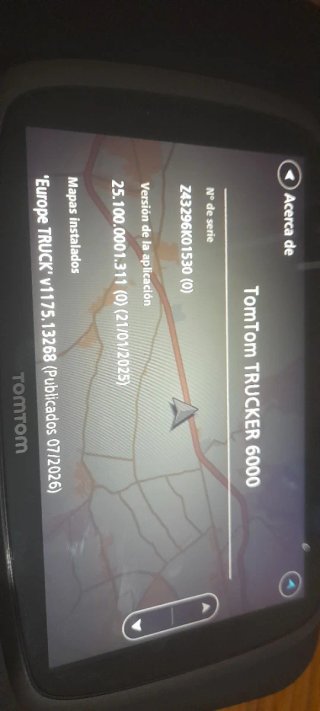 TomTom Trucker 6000 GPS Navegador Camiones