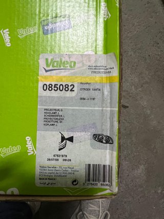 Faro Delantero Izquierdo Citroën Xantia,  Valeo