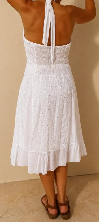 Vestido blanco de verano