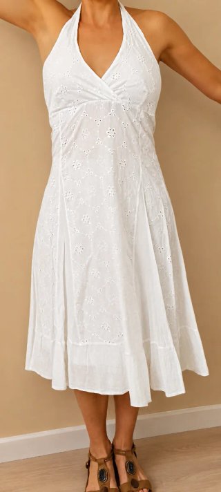Vestido blanco de verano