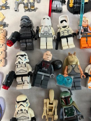 Lote LEGO Star Wars minifiguras y accesorios