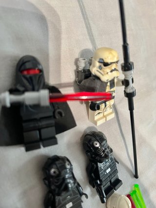 Lote LEGO Star Wars minifiguras y accesorios