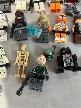 Lote LEGO Star Wars minifiguras y accesorios