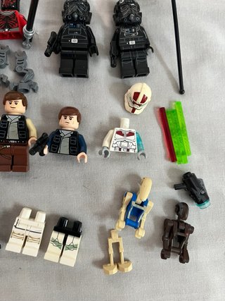 Lote LEGO Star Wars minifiguras y accesorios
