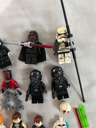 Lote LEGO Star Wars minifiguras y accesorios