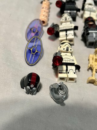 Lote LEGO Star Wars minifiguras y accesorios