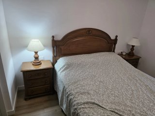 Cabecero de cama de roble macizo