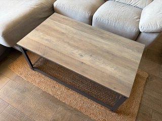 Mesa de centro madera y metal