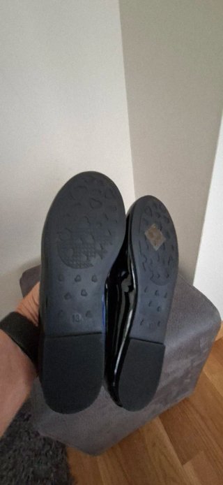 Zapatos de niña, de charol, talla 32