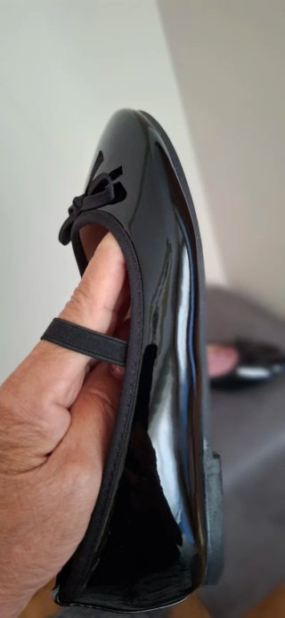 Zapatos de niña, de charol, talla 32