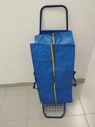 Carro y bolsa reciclaje Ikea