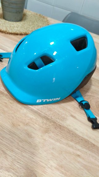Casco bici infantil azul