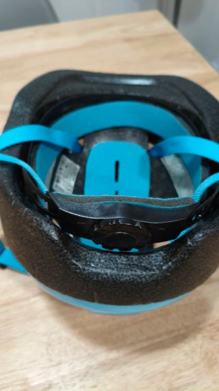 Casco bici infantil azul