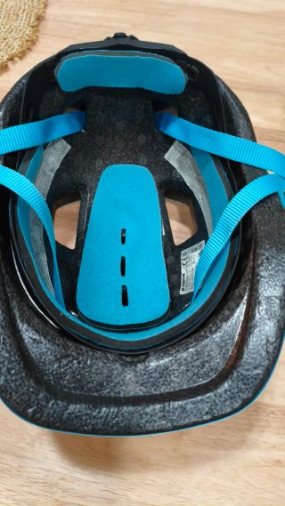 Casco bici infantil azul