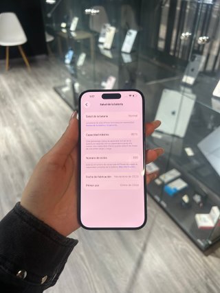 iPhone 15 Pro Titanio Azul 128GB 88% + Garantía