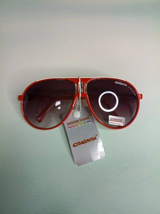 Gafas de Sol Dasson Vision Y2K Hombre Rojas