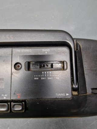 Radio Cassette Sanyo con Doble Pletina