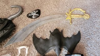 Accesorios Disfraces Pirata, bruja y esqueleto