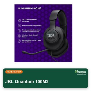 JBL Quantum 100M2 auriculares gaming cómodos
