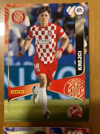 Lote 4 cartas Panini 25/26 Gavi, Krejci, Djene, Mi
