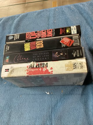VHS Billy Idol, Celine Dion, Alarm, Quincy Jones