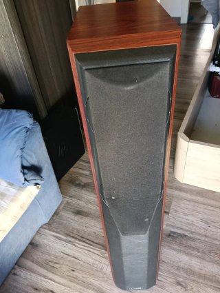 Altavoces Torre Mission Marrones