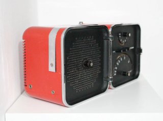Radio Brionvega Cubo TS 502 Rossa