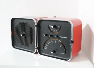 Radio Brionvega Cubo TS 502 Rossa