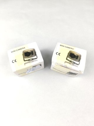 2 Mini Cámaras Seguridad 6 LED