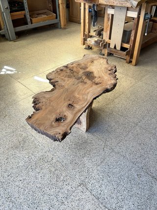Mesa centro raíz madera rústica